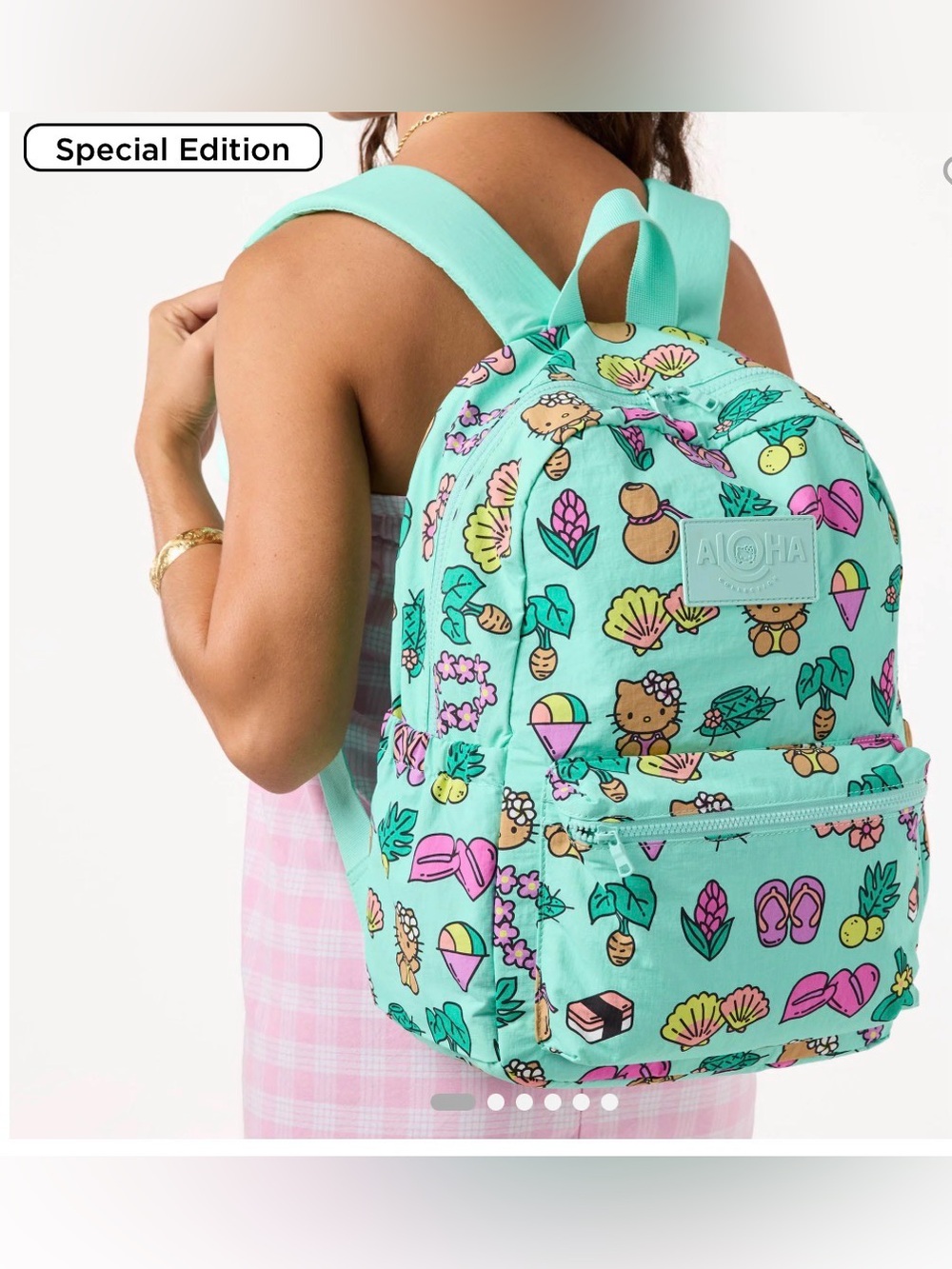ALOHA Collection Mint Green
Hello Kitty Tropical Print Backpack-Hawaii only